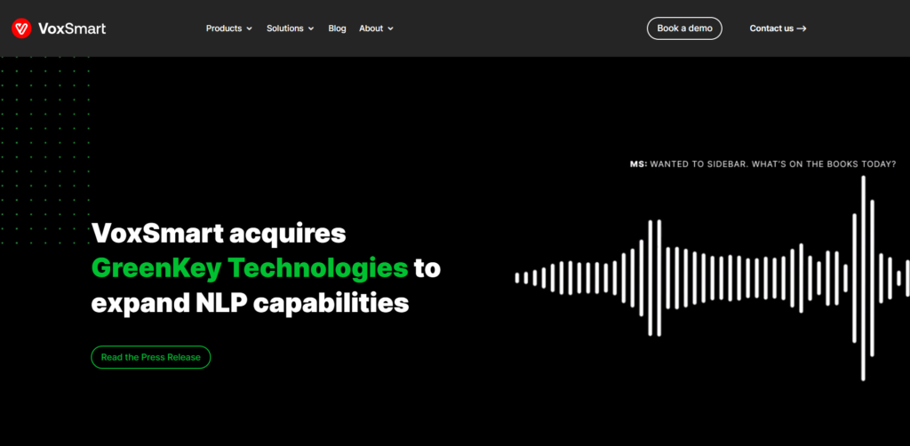 The Top 50 Fintech Saas Companies And Startups 12 voxsmart-saas-surveillance
