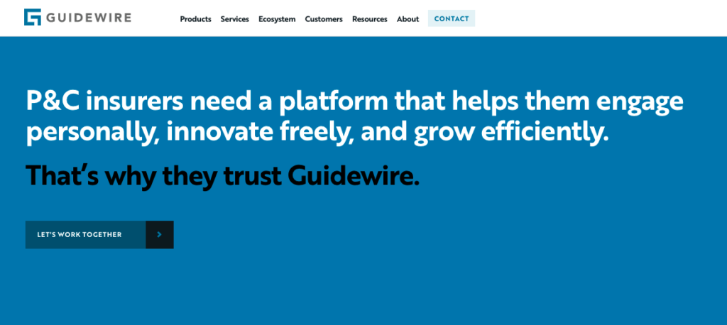 The Top 50 Fintech Saas Companies And Startups 16 guidewire-fintech-companies-saas