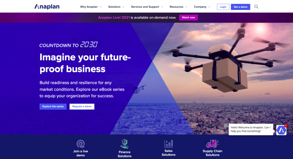 The Top 50 Fintech Saas Companies And Startups 18 anaplan-cloud-ai-fintech-startup