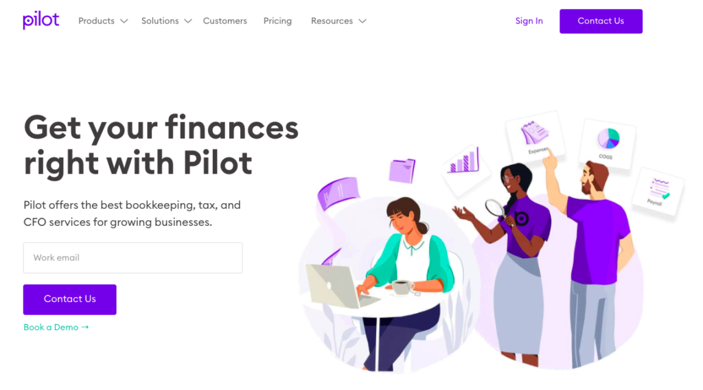 The Top 50 Fintech Saas Companies And Startups 30 pilot-bookkeeping-startup