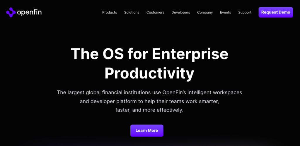 The Top 50 Fintech Saas Companies And Startups 31 openfin-global-financial-startup