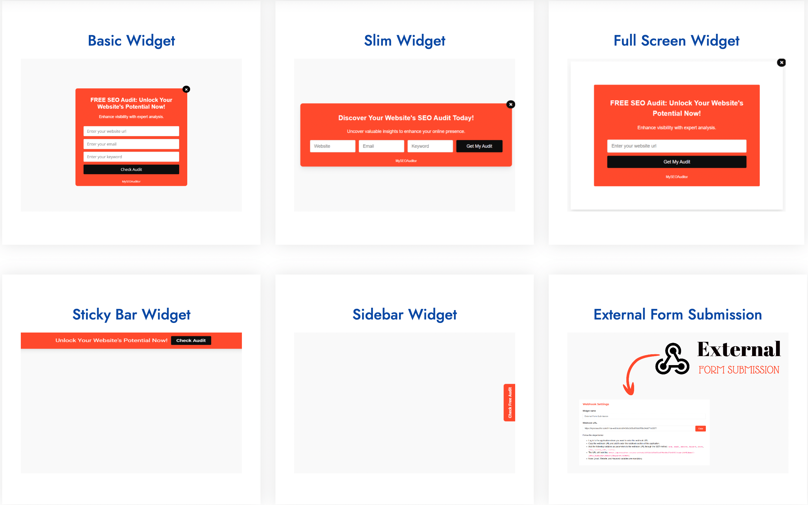 Myseoauditor 3 MSA NEW WIDGETS