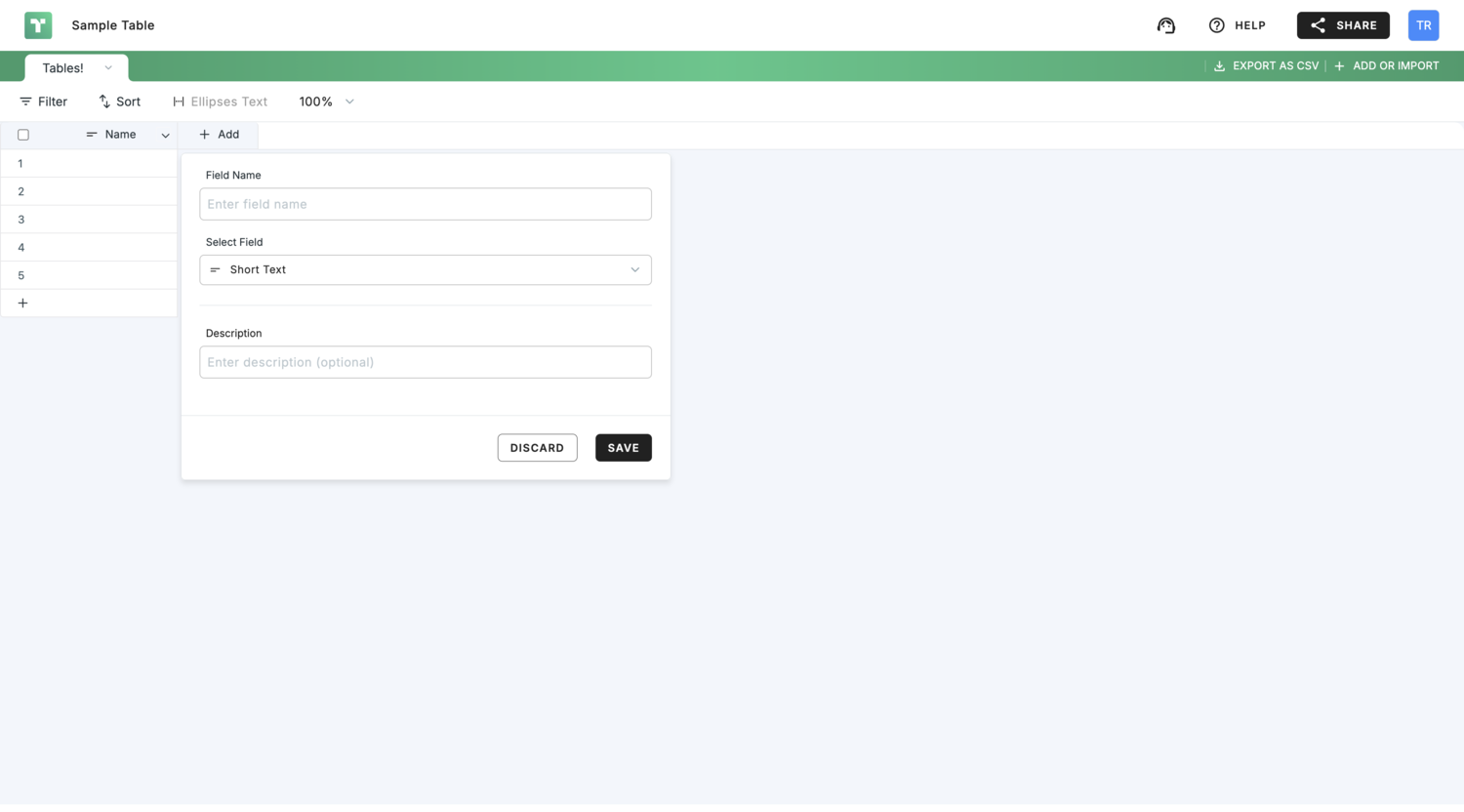 Tinycommand 4 TinyTables