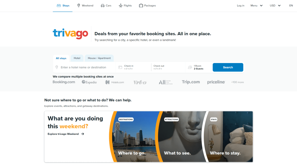 trivago-website-design