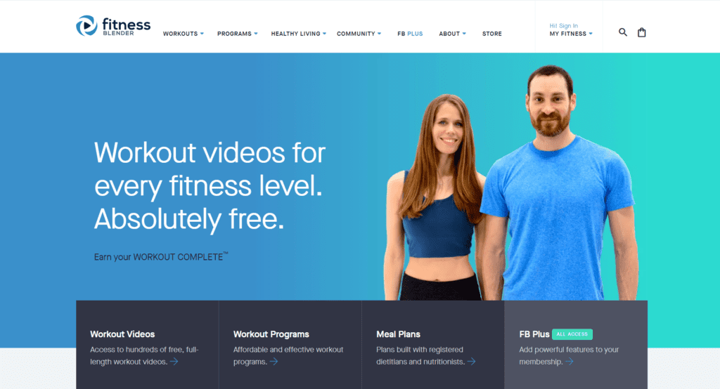 fitnessblender-homepage