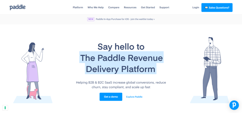 paddle-subscription-software