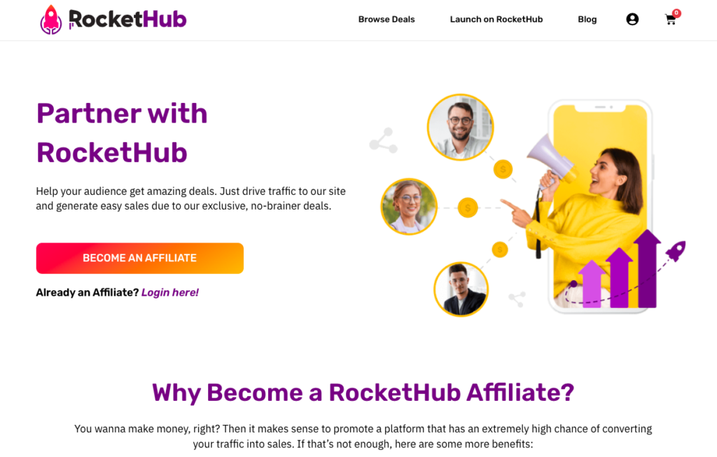 rockethub-affiliate-program-saas-marketing-strategies