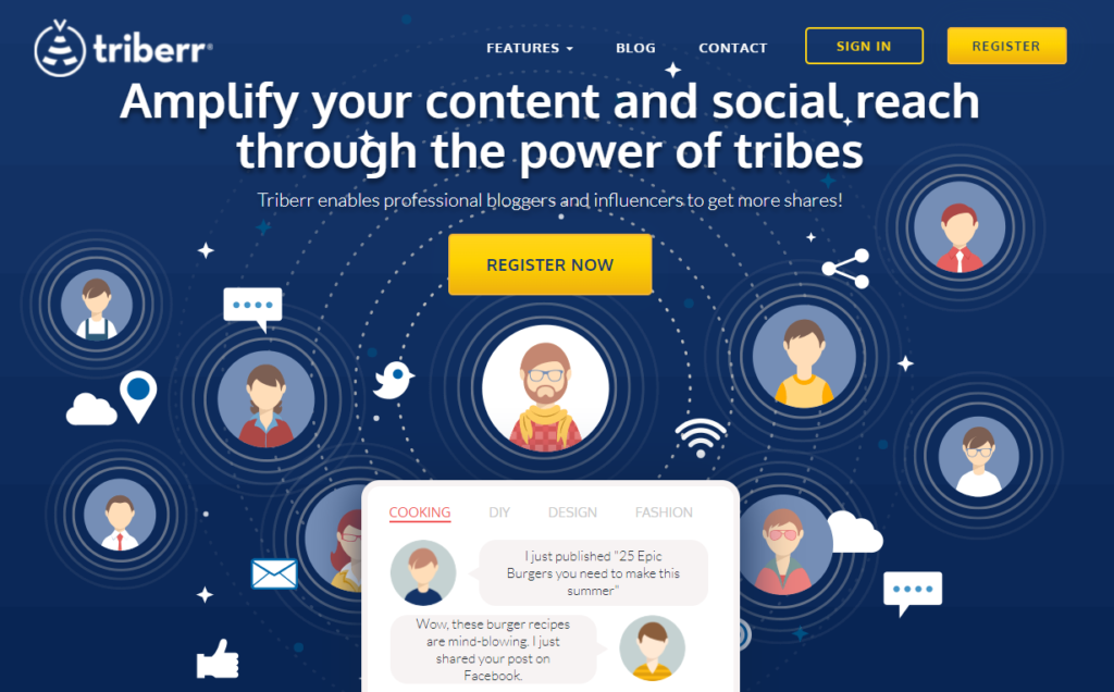 triberr-social-media-content-marketing-tools