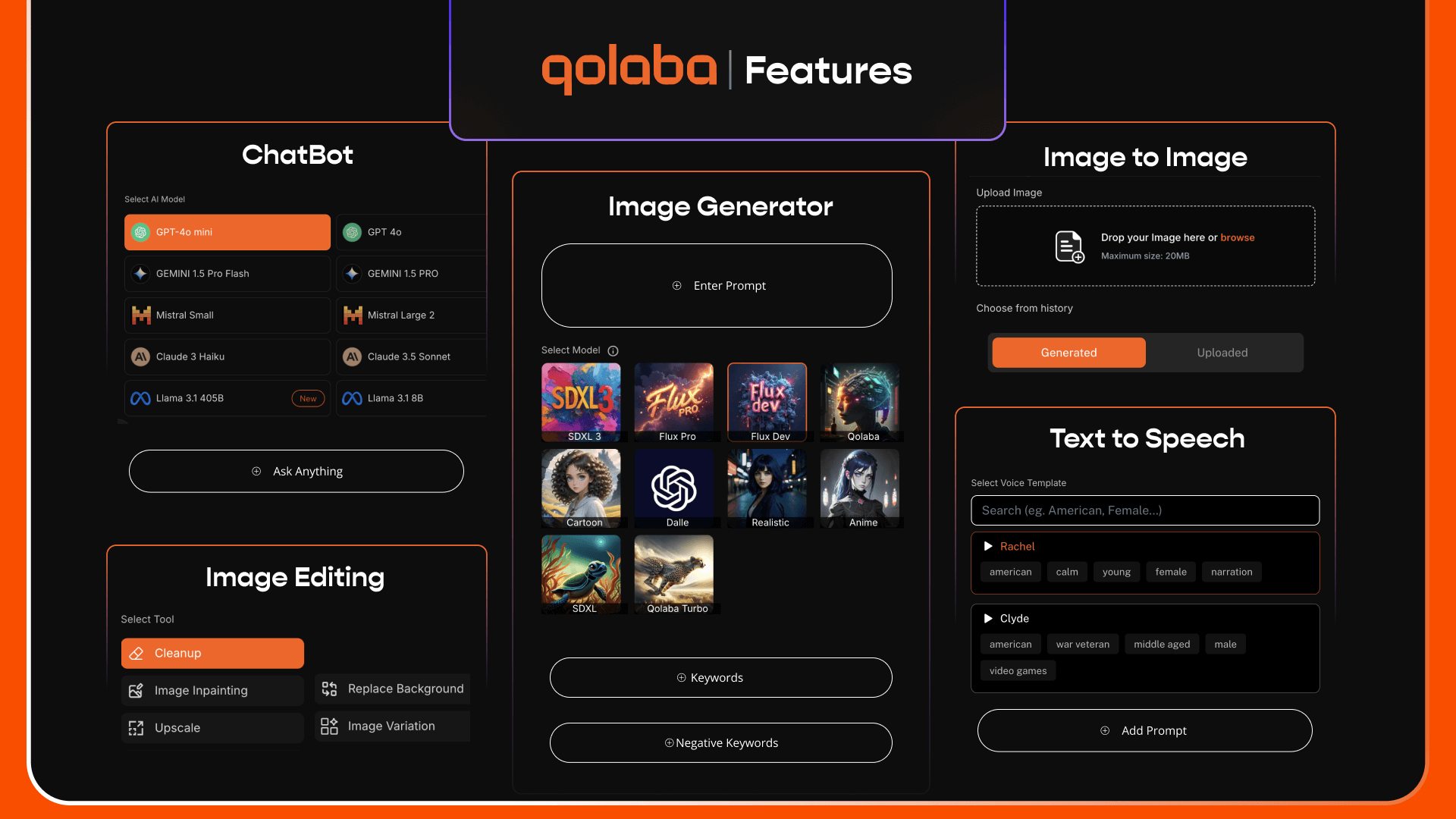 Qolaba Features updated